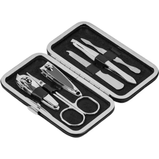 Casey 6-Piece Manicure Set Case Open